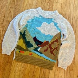 Anthropologie Sleeping on Snow Sweater